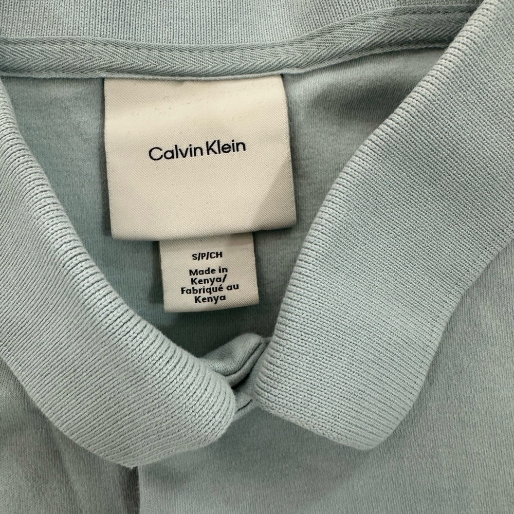 Calvin Klein Soft Blue Polo